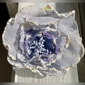 Pretty Fabric Flower Pin